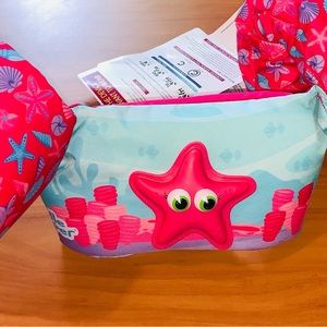 PUDDLE JUMPER KIDS DELUXE LIFE VEST 3 D STARFISH CHARACTER CHILDREN 30/50 POUNDS